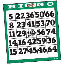 Easy Read Bingo Paper