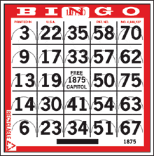 Pushout Bingo Card